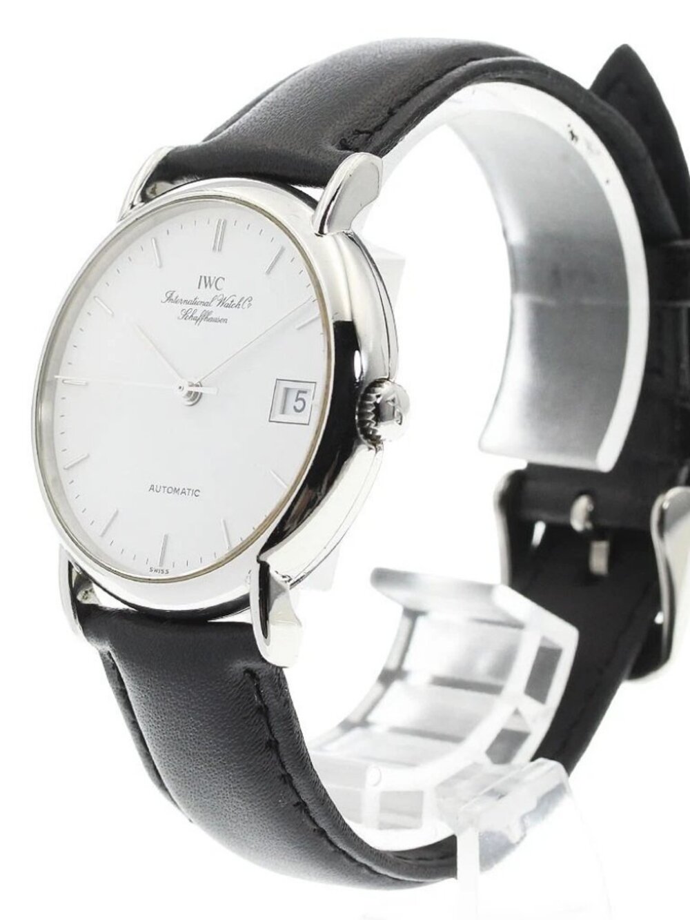 IWC SCHAFFHAUSEN Portofino IW351320 Date white Dial Automatic Men's Watch_968173